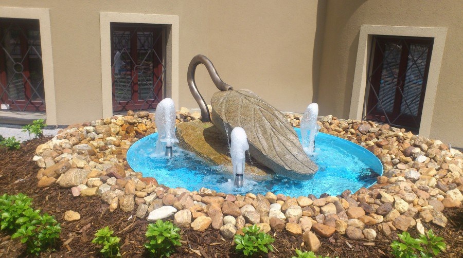 Dodávka technologie k fontáně v Českých Budějovicích