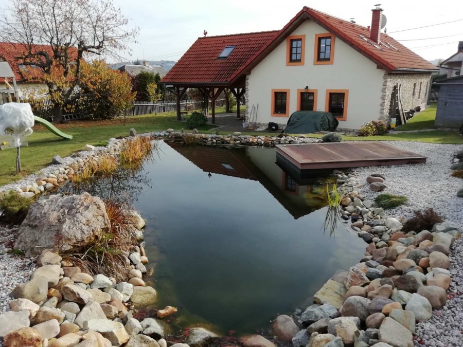 Rekonstrukce koupacího jezírka u Zbirohu