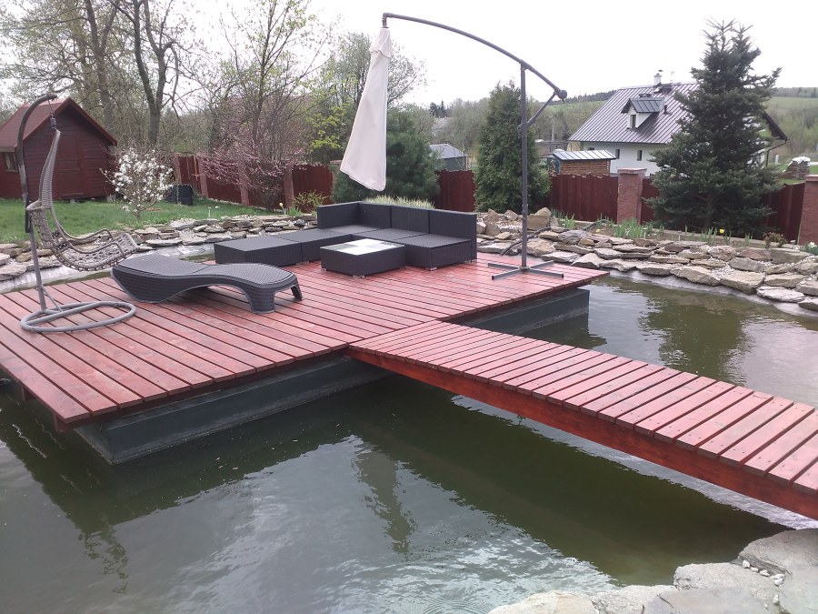 Rekonstrukce jezírka na Nové Vsi