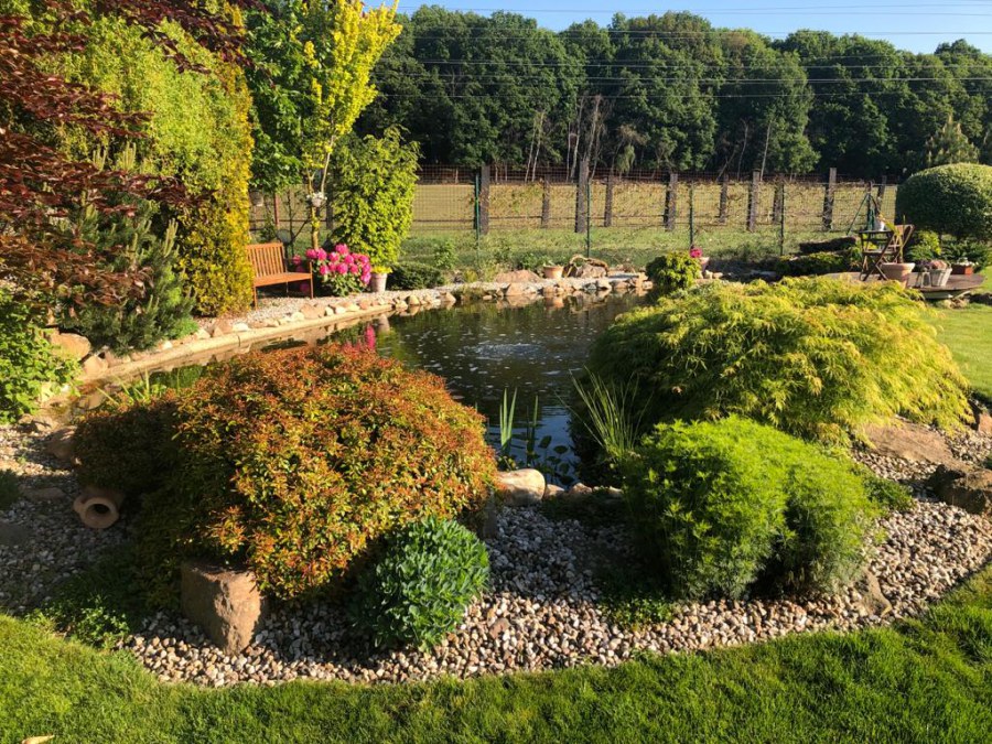 Stavba jezírka Černovice 55m3