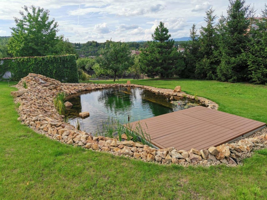 Koupací jezírko v Bílině