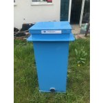 Čerpadlová šachta modrá s víkem (104x42x42cm) - bazar