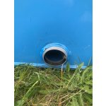 Čerpadlová šachta modrá s víkem (104x42x42cm) - bazar