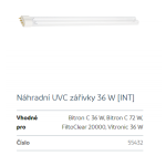 Oase Bitron PL-L 36W (náhradní zářivka)