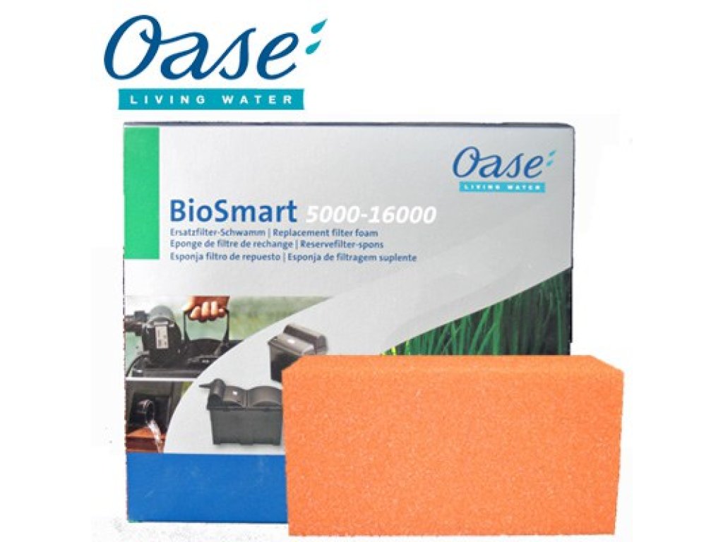 Oase BioSmart 5000/7000/14000/16000 (náhradní červená pěnovka) - 1ks
