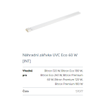 Oase Bitron PL-L 60W (náhradní zářivka)