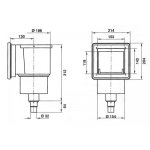 VA skimmer 150x150mm (pro fólie)
