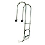 Muro (Slim) nerezové schůdky s pouzdrem 3 stupňové, AISI 304