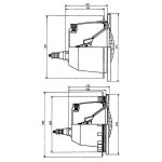 Design 300W bazénové podvodní světlo (pro fólii)