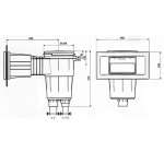 Skimmer 17,5 l široké hrdlo (pro fólie)
