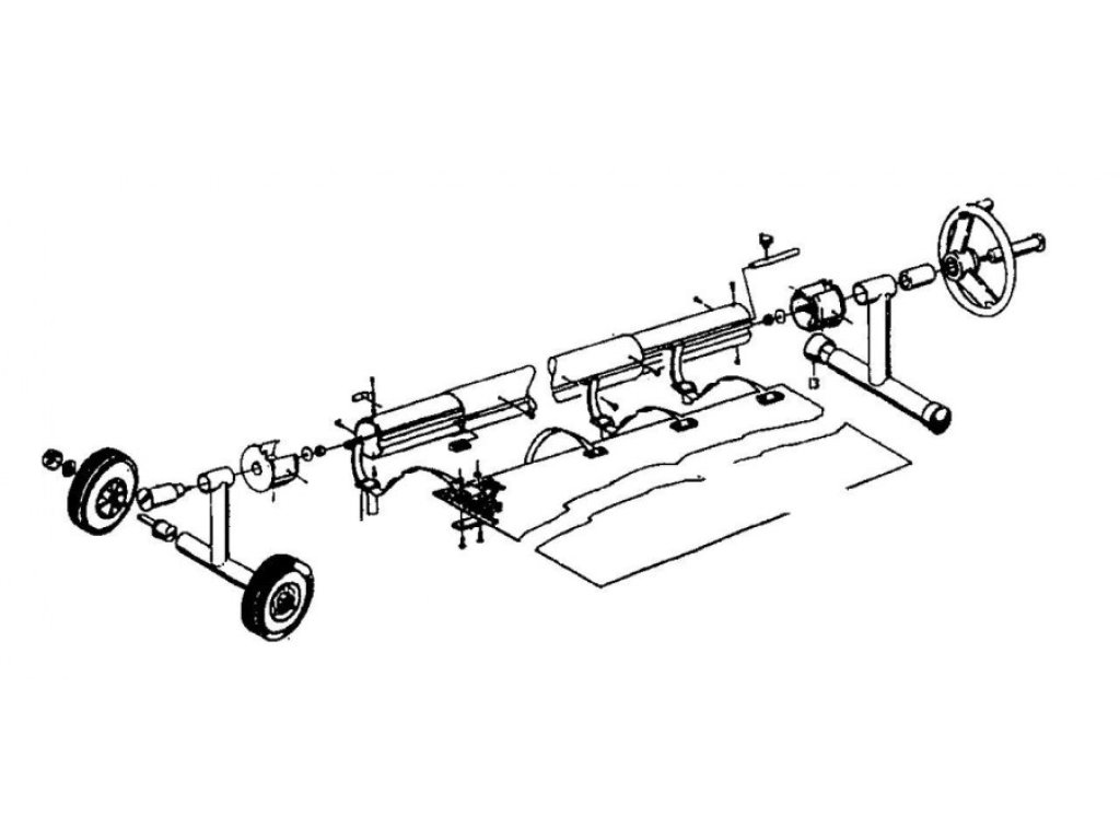 Pojízdné navíjecí zařízení s teleskopickou tyčí: 2,7 - 4,4 m
