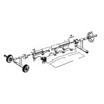 Pojízdné navíjecí zařízení s teleskopickou tyčí: 3,7 - 5,4 m