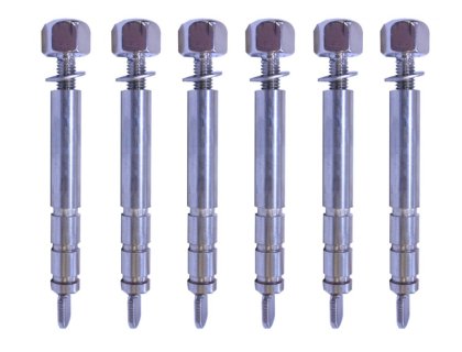 Sada 6 ks chemická kotva pro uchycení chrliče