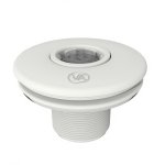 Tryskový set VA, s mosaznými zástřiky, pro fóliové bazény, připojení lepením 50 mm, bílá ABS