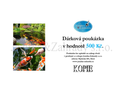 Dárková poukázka 500 Kč