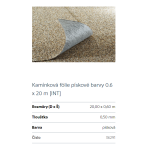 Oase kamínková písková fólie (š. 60cm/1bm)