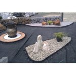 Naka neviditelný plastový obrubník (6cm/1m)