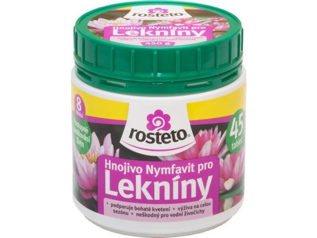 Nymfavit Rosteto hnojivo pro lekníny (450gr)