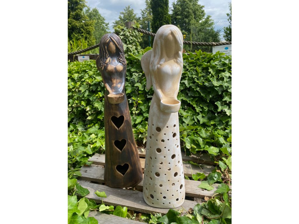 Anděl stojící velký (keramika)