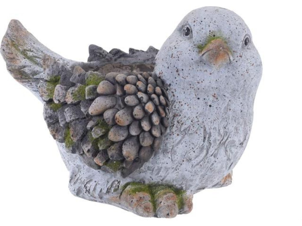 Obal ptáček s kamínky MG (keramika)