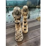 Anděl stojící střední (keramika)