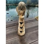 Anděl stojící střední (keramika)