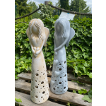 Anděl stojící střední (keramika)