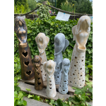 Anděl stojící střední (keramika)