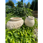 Amfora krémová se vzorem širší (magnesium)