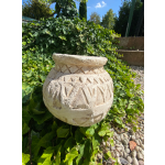 Amfora krémová se vzorem širší (magnesium)