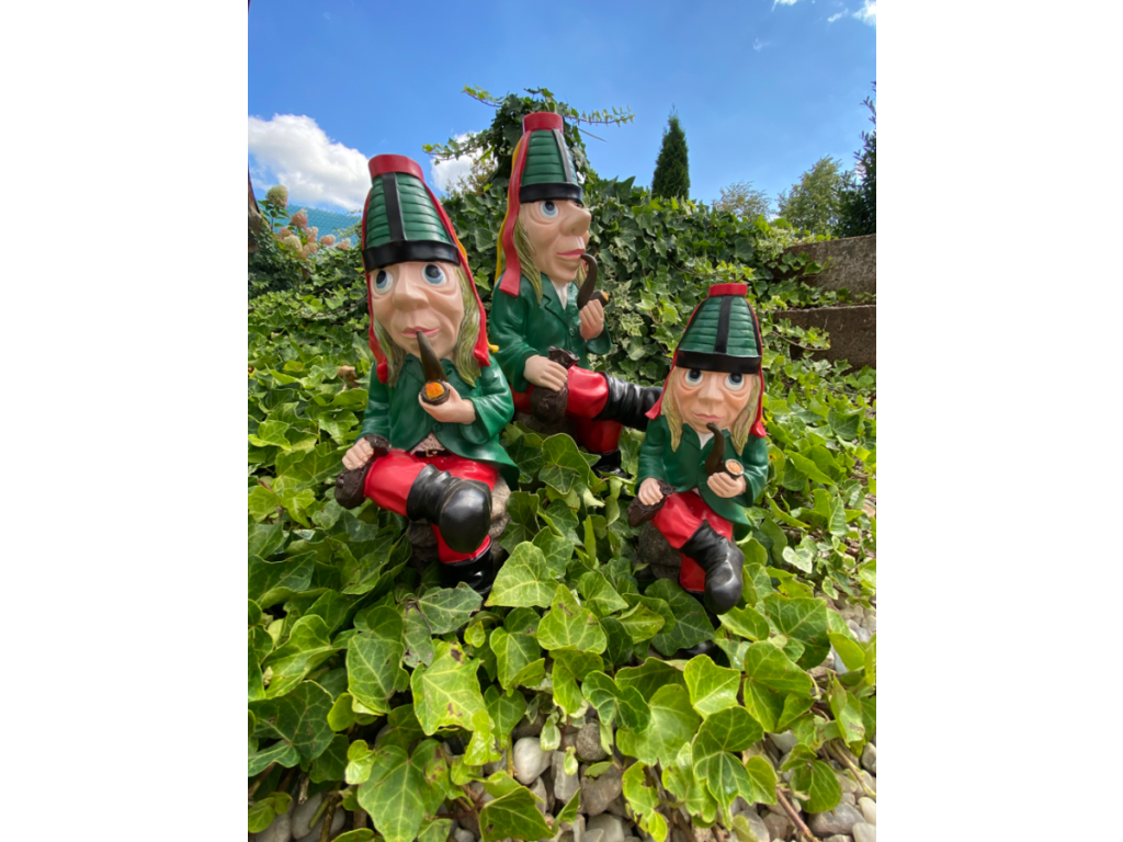 Vodník sedící střední (polyston)