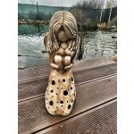 Anděl klečící malý (keramika)