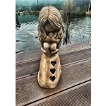 Anděl klečící malý (keramika)