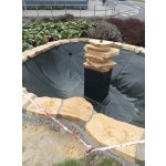 Nepravidelná dlažba (nášlapy) z pískovce tl.8cm - 1m2