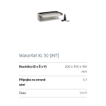 Oase Waterfall XL 30 (nerezový vodopád)