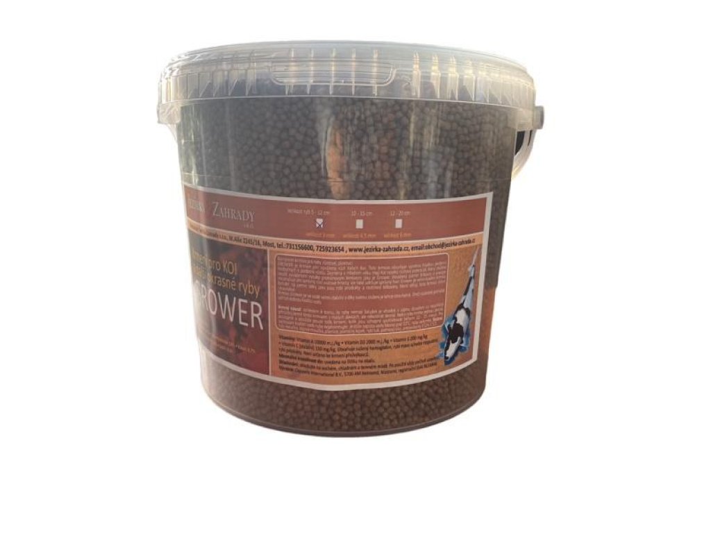 Grower krmivo pro KOI (5,6l - 6mm)
