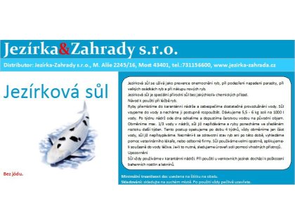 Jezírková sůl bez jódu (25kg)