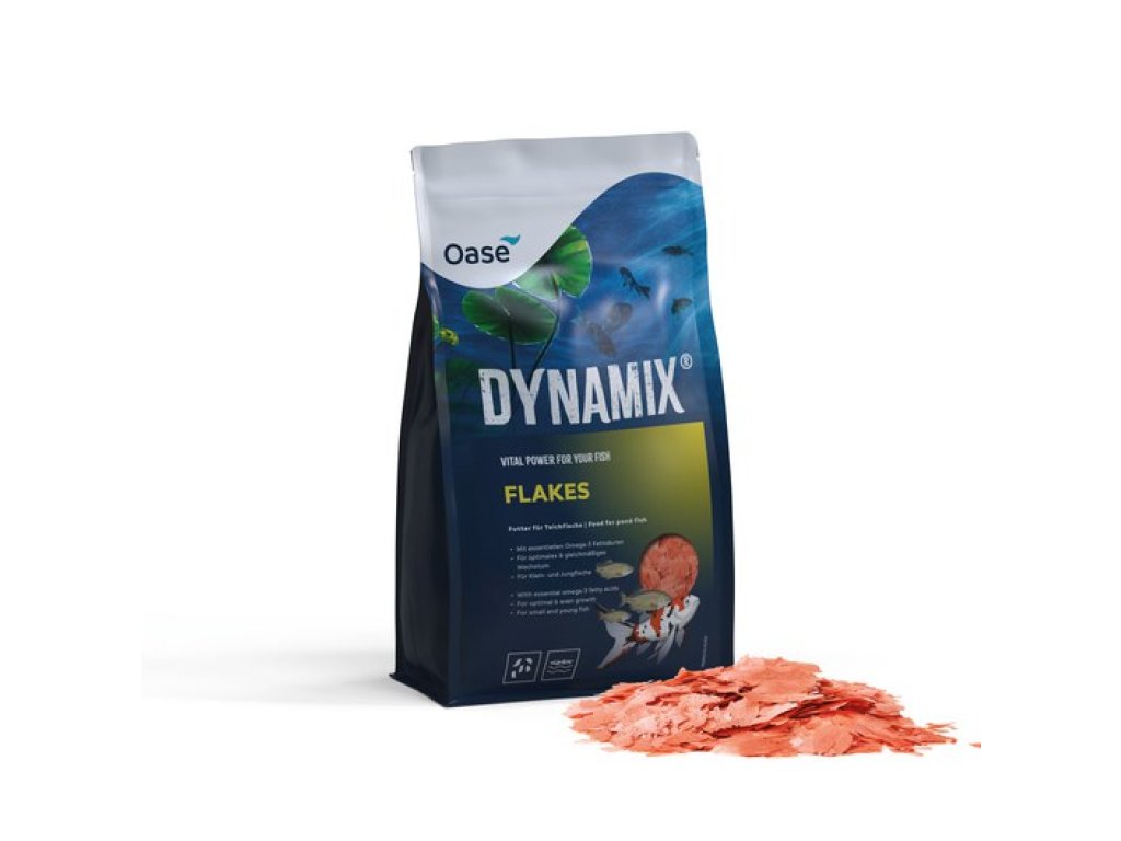 Oase DYNAMIX Flakes vločky na růst a silnou imunitu pro mladé rybky (1 l)