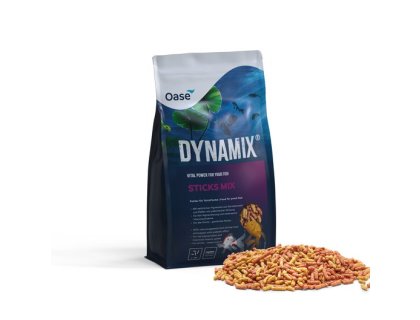 Oase DYNAMIX Sticks Mix krmivo na vybarení, růst a vitalitu (1 l - 3/6mm)