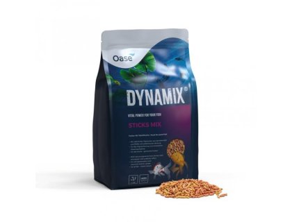 Oase DYNAMIX Sticks Mix krmivo na vybarení, růst a vitalitu (8 l - 3/6mm)