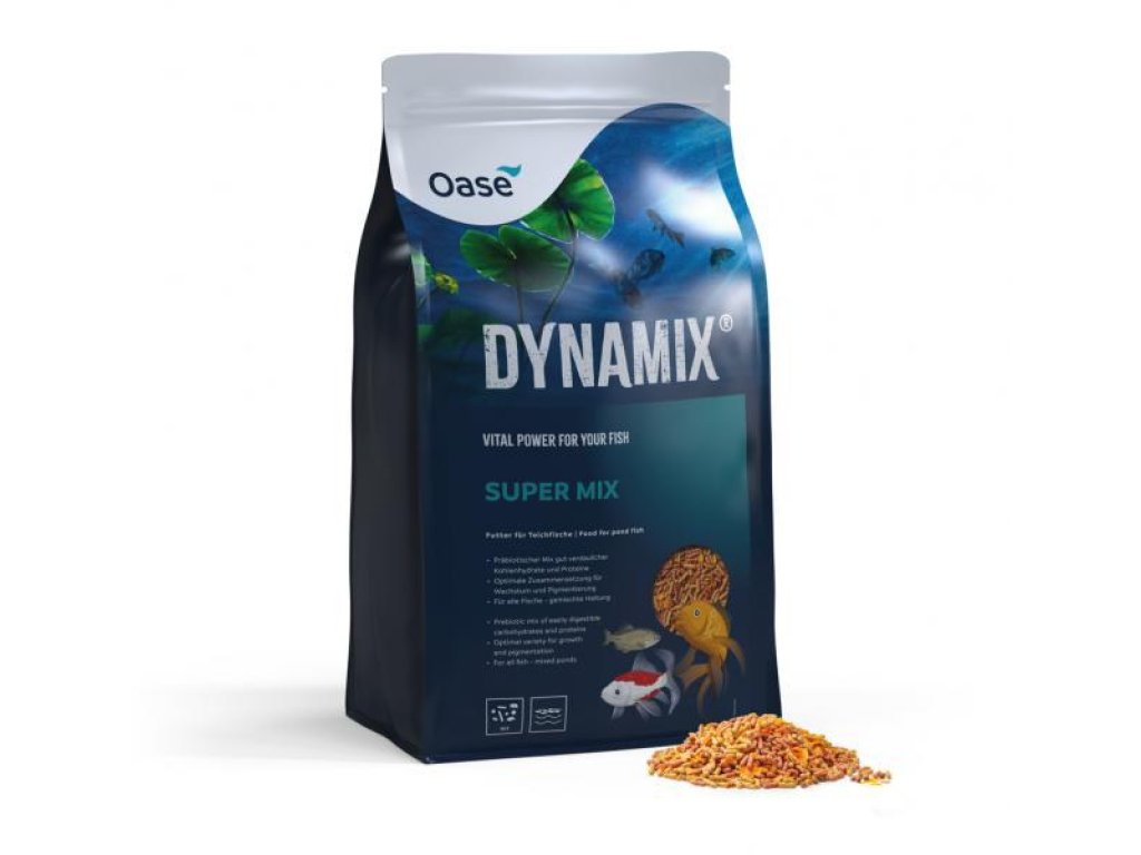 Oase DYNAMIX Super Mix směs krmiv pro všechny velikosti ryb (20 l)