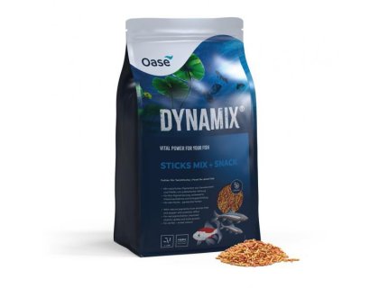 Oase DYNAMIX Sticks Mix+Snack krmivo na tvorbu šupin a vitalitu (20 l - 3/6mm)