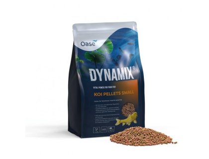 Oase DYNAMIX Pellets Small krmivo se spirulinou na růst a silnou imunitu pro menší ryby (4 l - 3/4mm)
