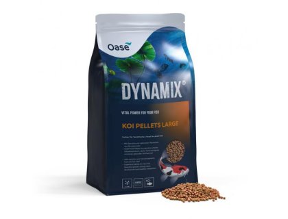Oase DYNAMIX Pellets Large krmivo se spirulinou na růst a silnou imunitu pro větší ryby (20 l - 5/7mm)