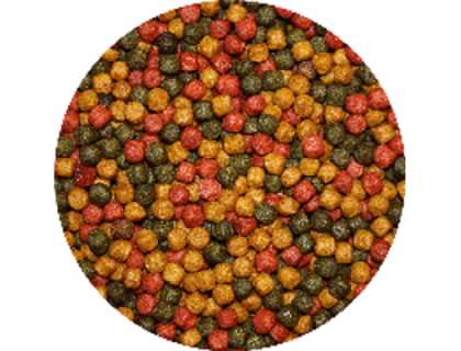 Tříbarevné krmivo pro KOI (1,2l - 3mm)