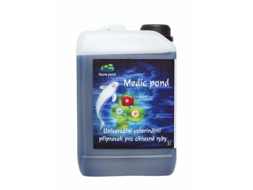Home pond Medic pond - širokospektrální přípravek pro ryby (3l na 24m3)