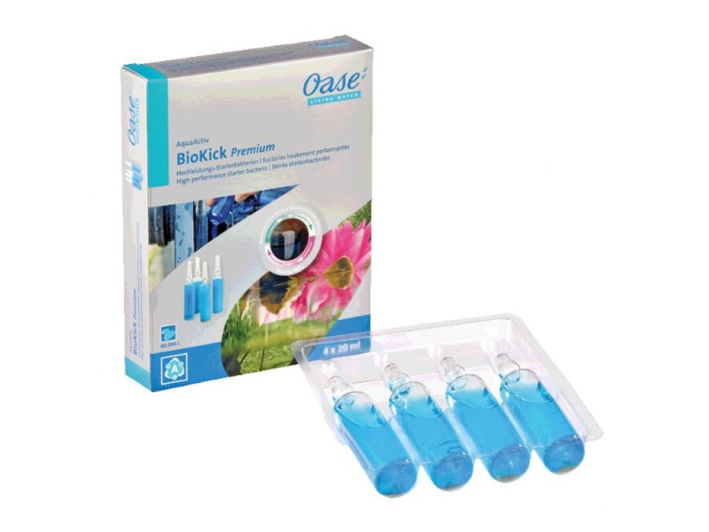 Oase BioKick Premium - vysoce výkonné startovací bakterie do filtru (80ml na 40m3)