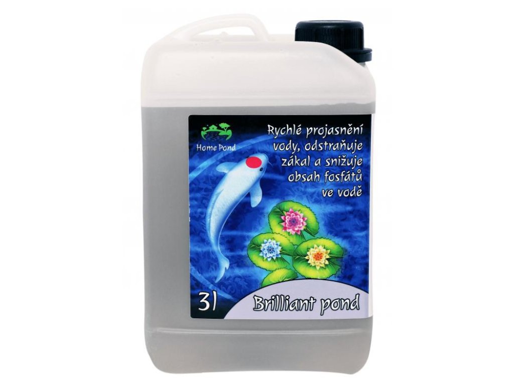 Home pond Brilliant pond - odstraňuje zelenou vodu (3 l na 100-150m3)