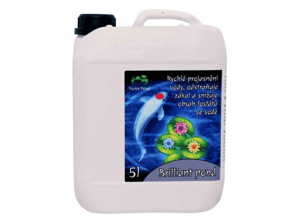Home pond Brilliant pond - odstraňuje zelenou vodu (5 l na 160-250m3)