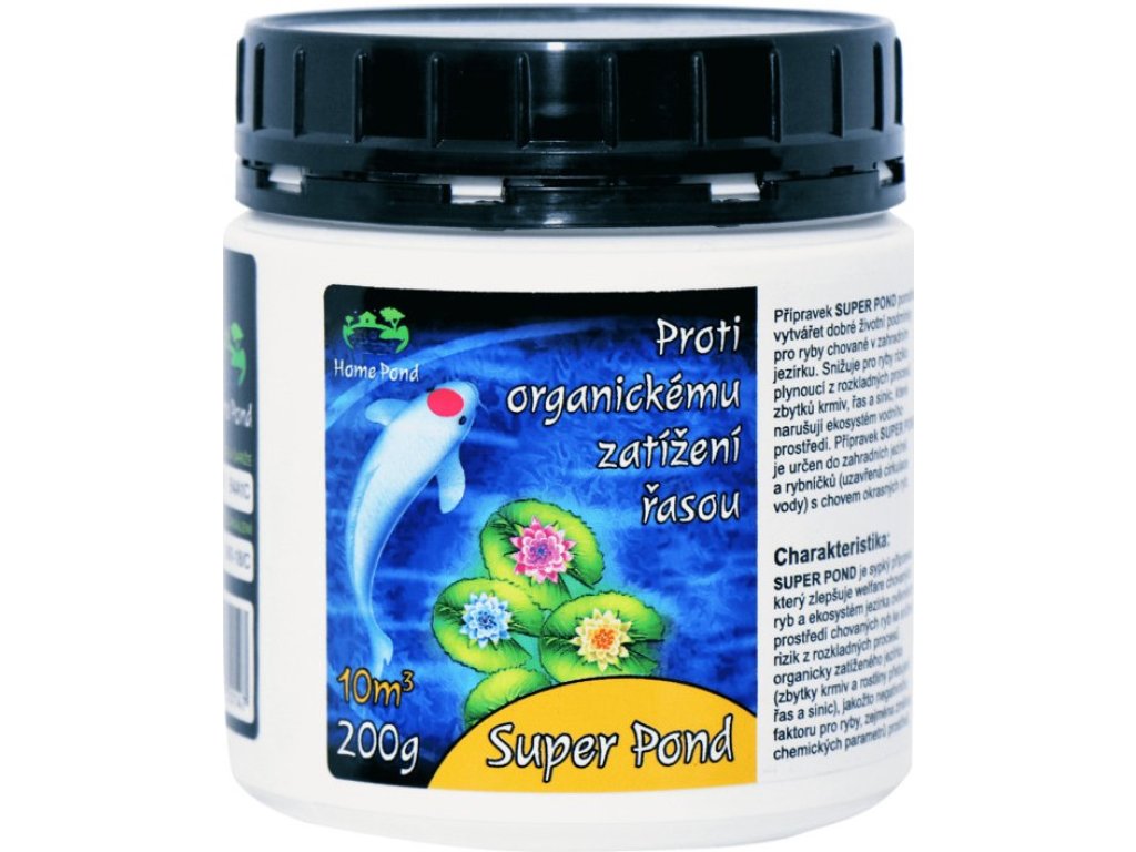 Home pond Super pond - odstraňuje všechny druhy řas (200g na 10m3)